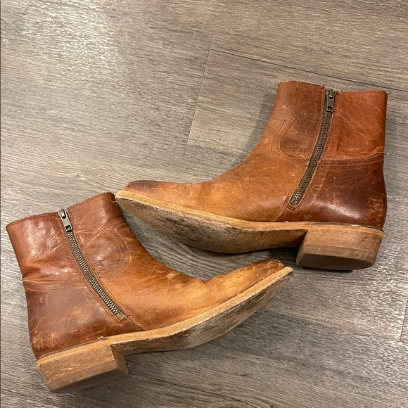 Frye Brown Leather Boots - Picture 7 of 12